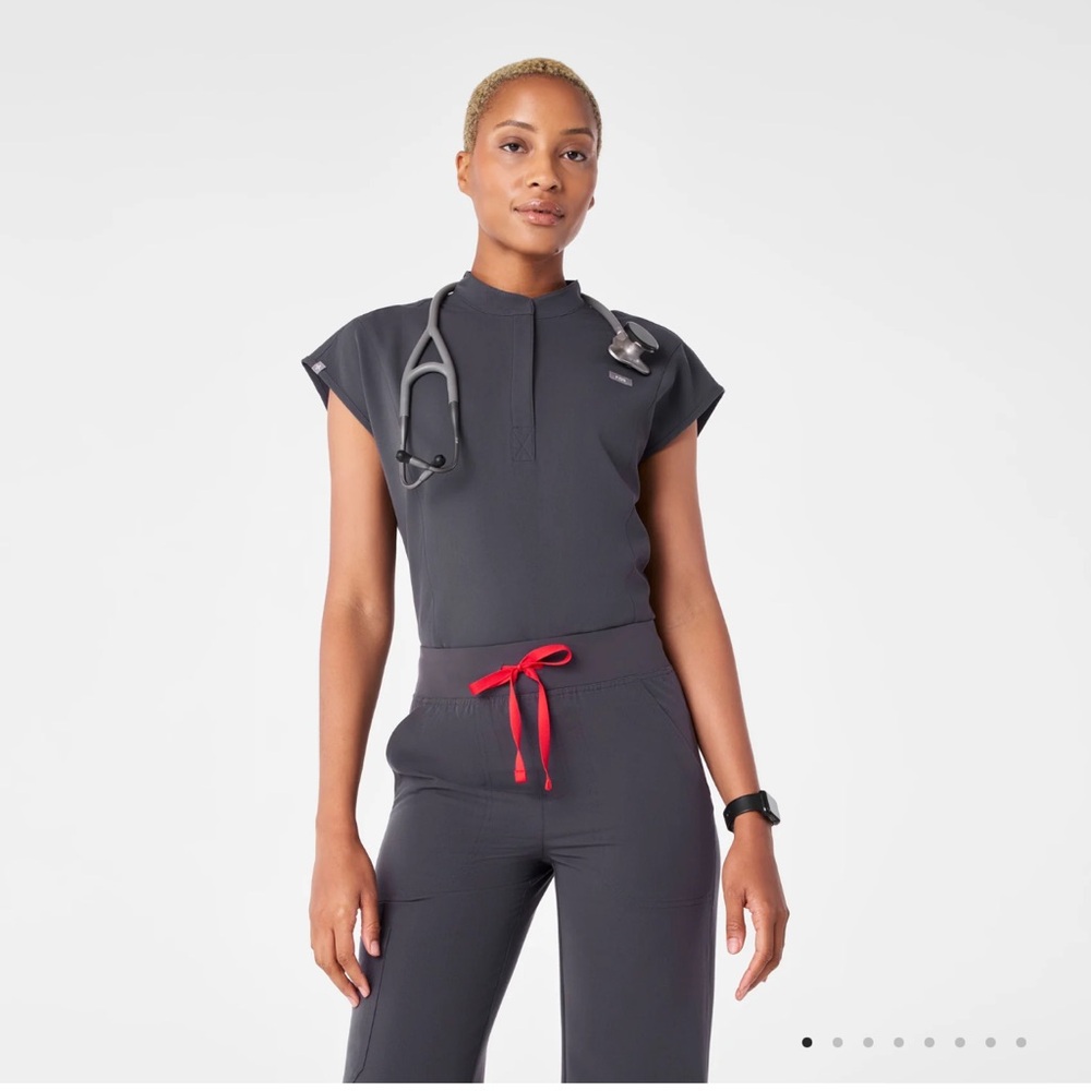 Figs Charcoal Rafaela Brief Bodysuit